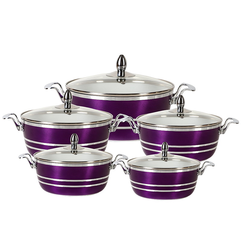 KALA 10pcs heavy pot sets