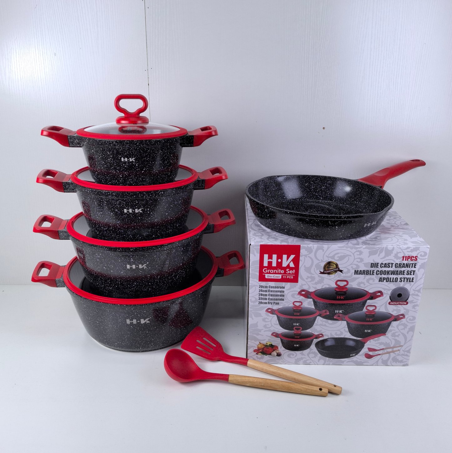KALA 11pcs pot set-Black/Grey