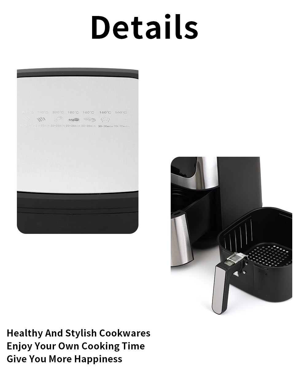 12.8L air fryer 2200W EU plug