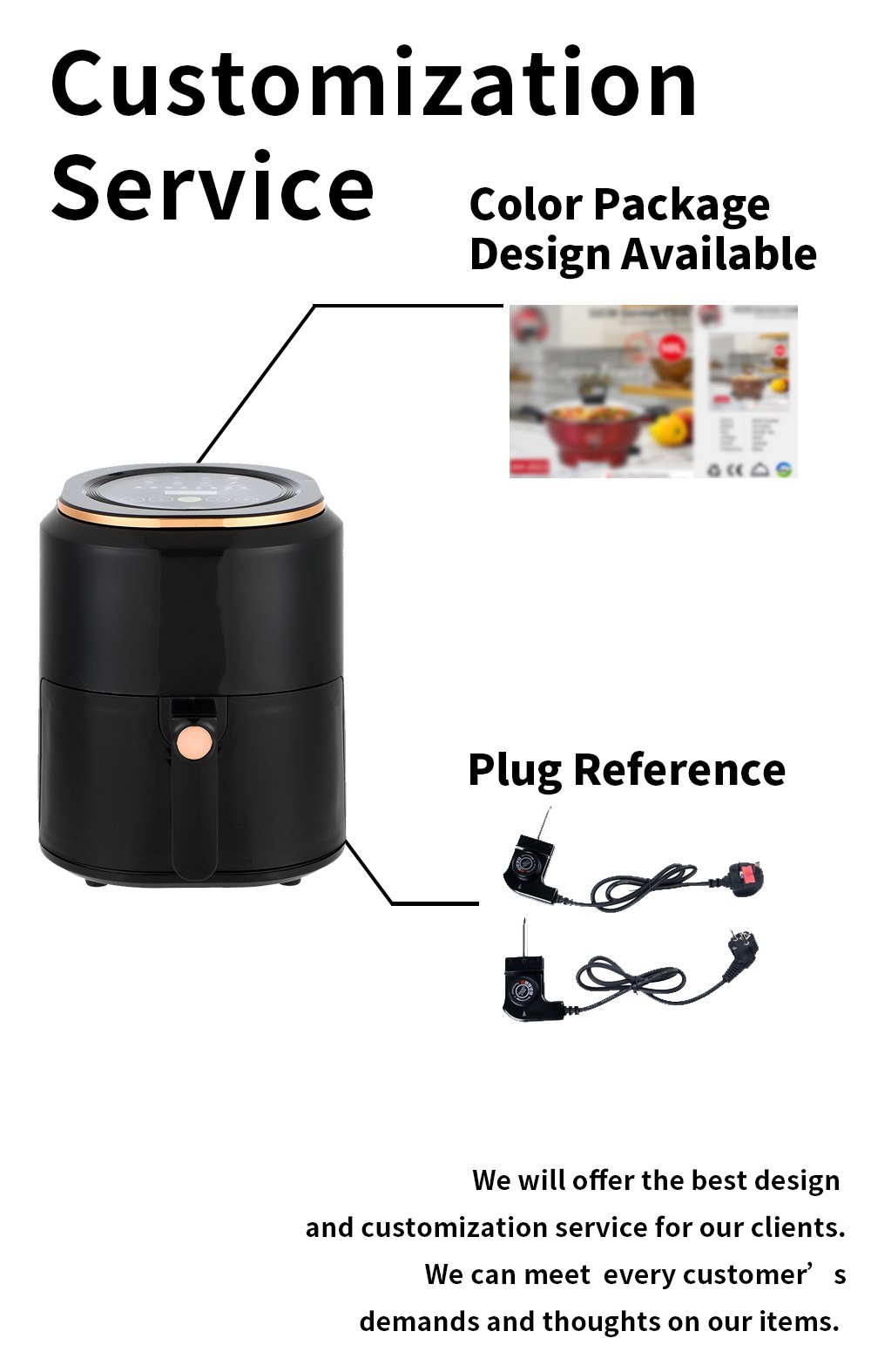 EU PLUG-7.5L air fryer