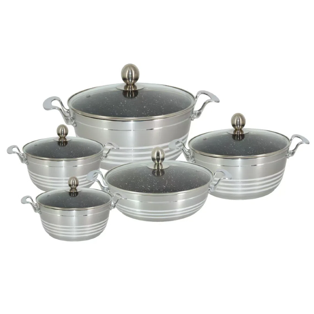 KALA 10pcs heavy pot sets(7.66kg)