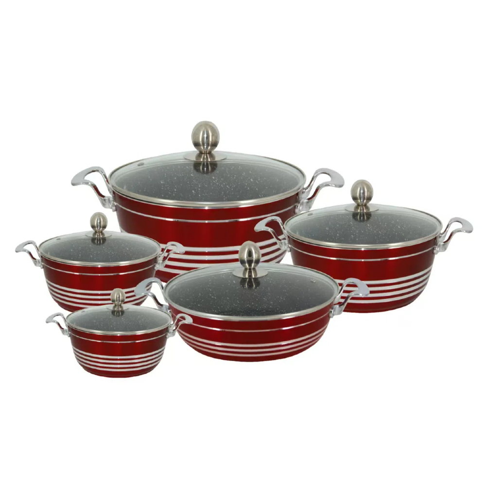 KALA 10pcs heavy pot sets(7.66kg)