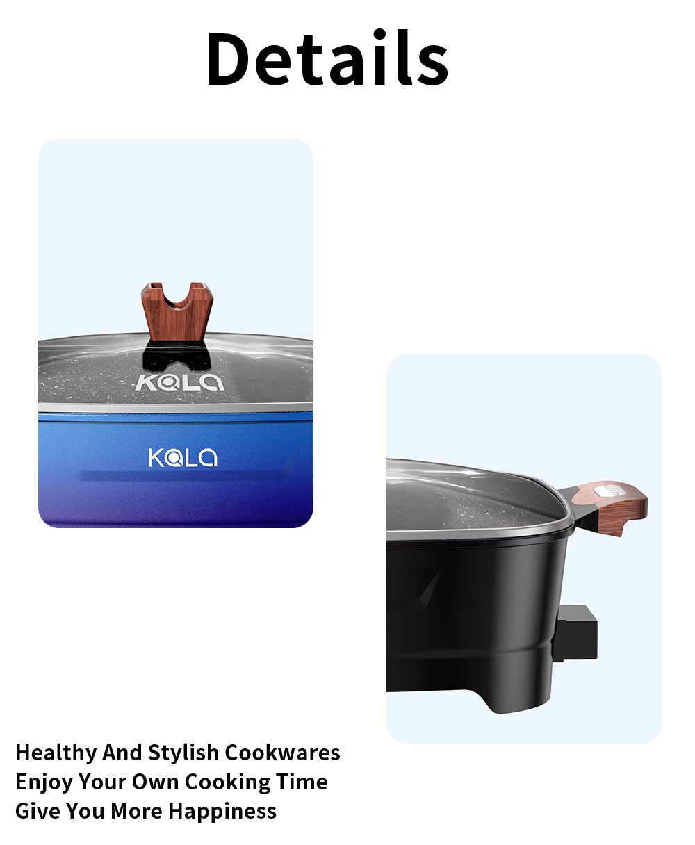 Large capacity 12L cast aluminium electrical pot