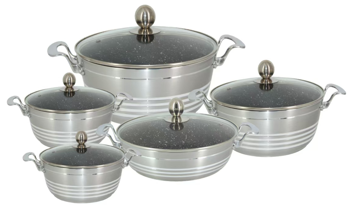 KALA 10pcs heavy pot sets(7.66kg)
