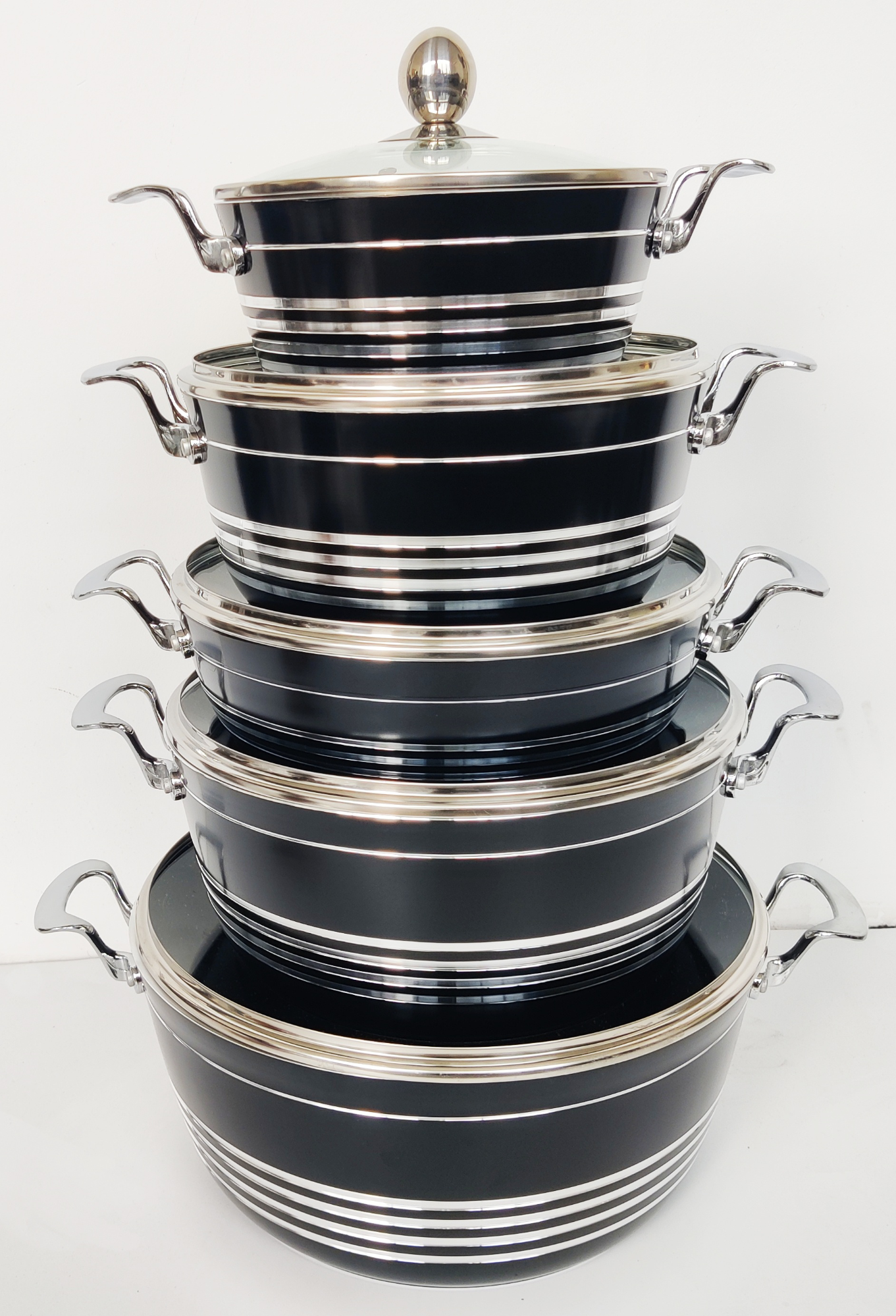 KALA 10pcs heavy pot sets(7.66kg)