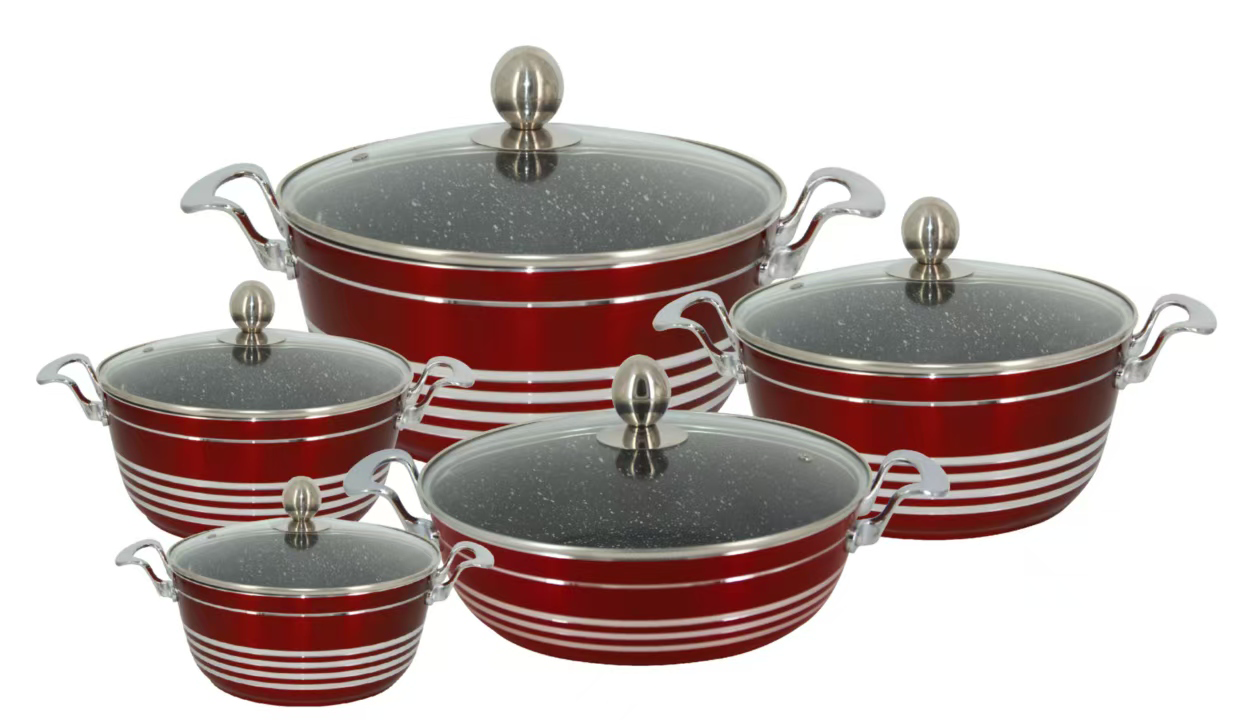 KALA 10pcs heavy pot sets(7.66kg)