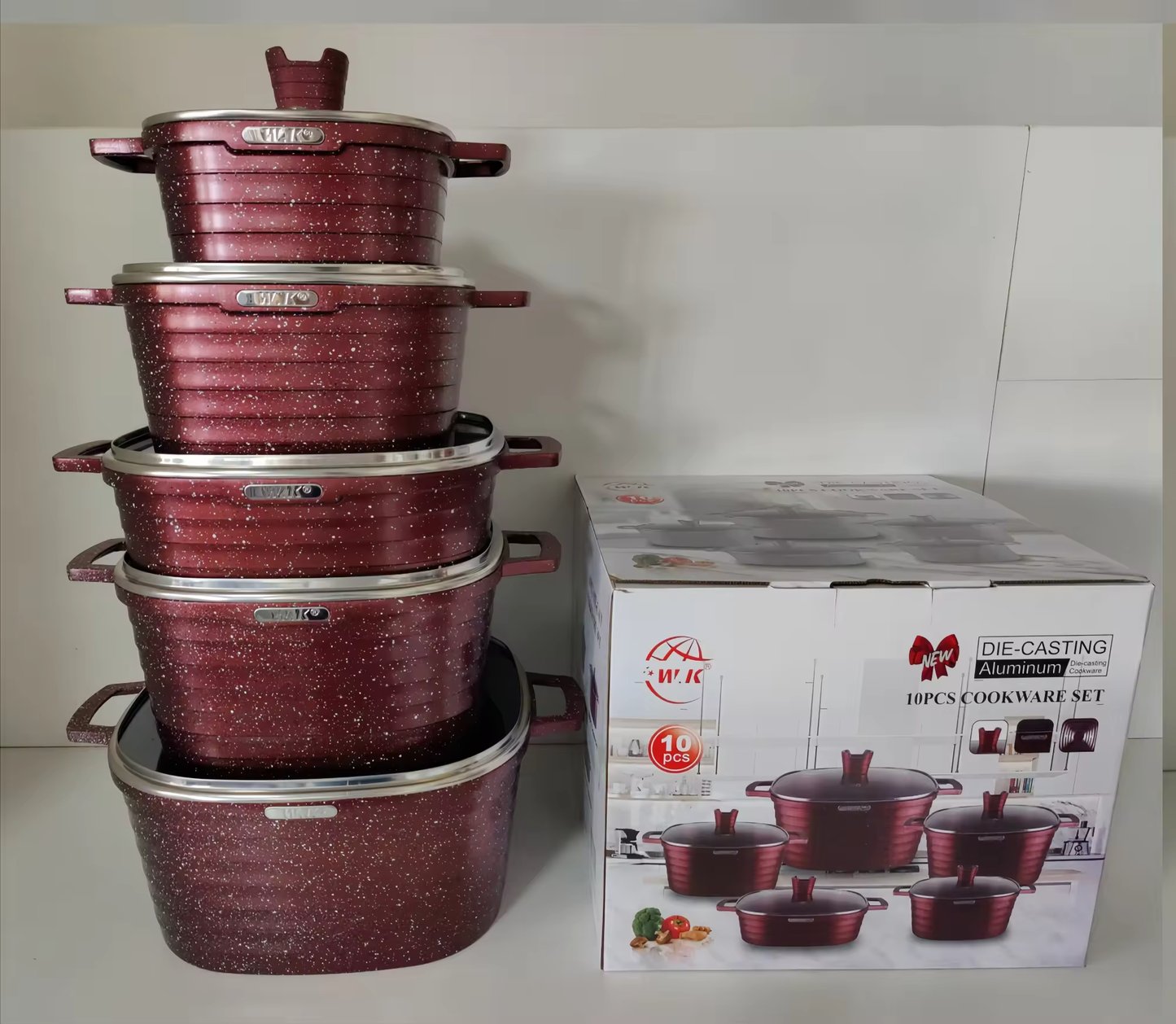 10-Piece Square Casserole Set