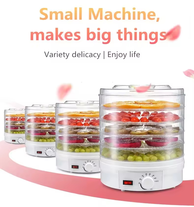 5-Layer Food Dehydrator with Adjustable Temperature