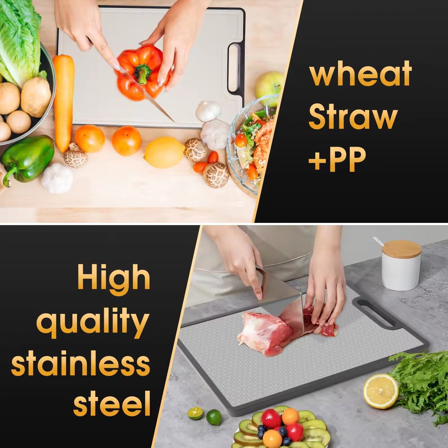 Kala Stainless Steel Cutting Board