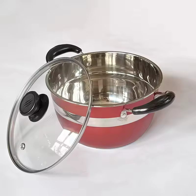 3-Piece SS201 Stainless Steel Casserole
