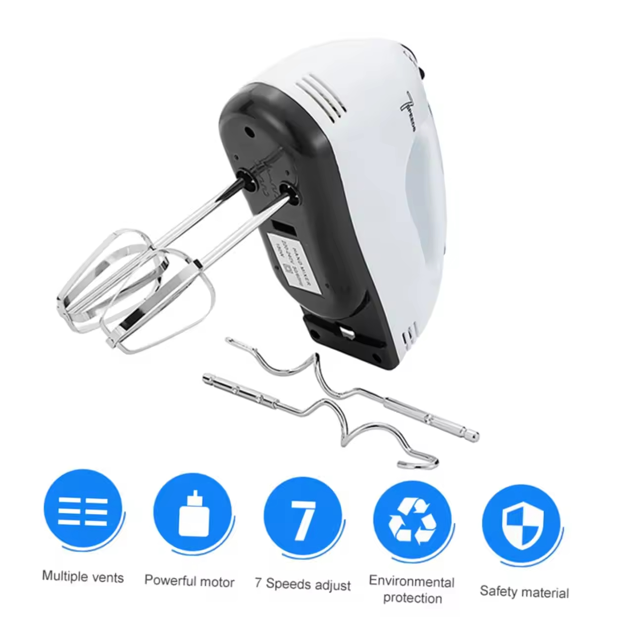 7-Speed Electric Hand Whisk