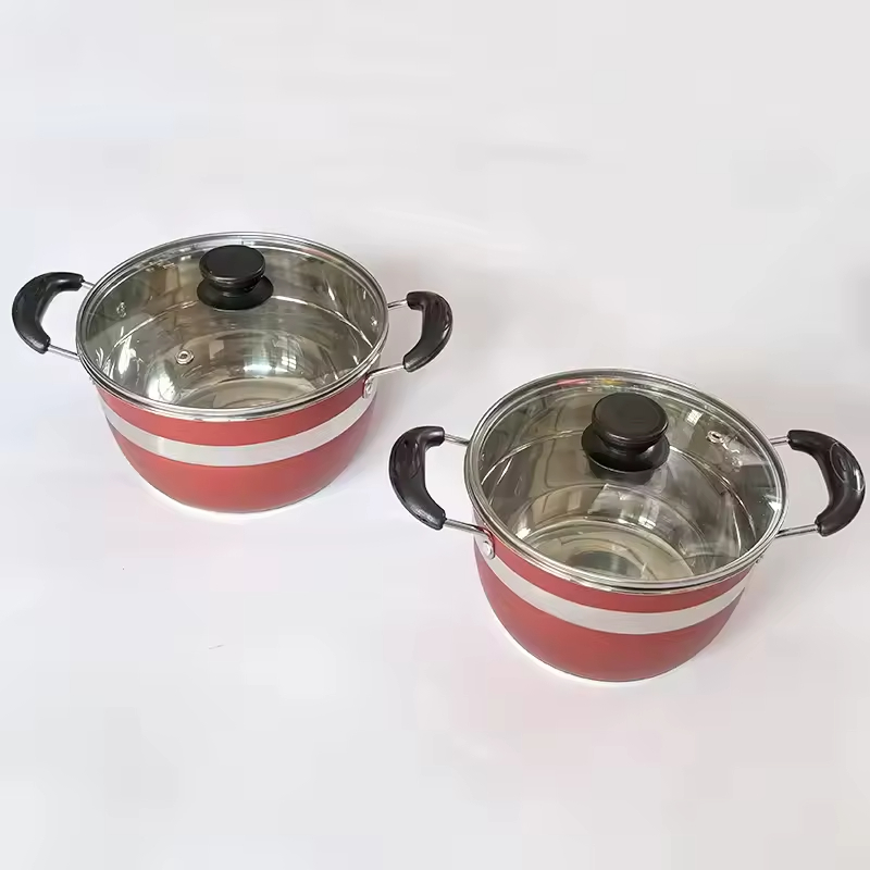 3-Piece SS201 Stainless Steel Casserole