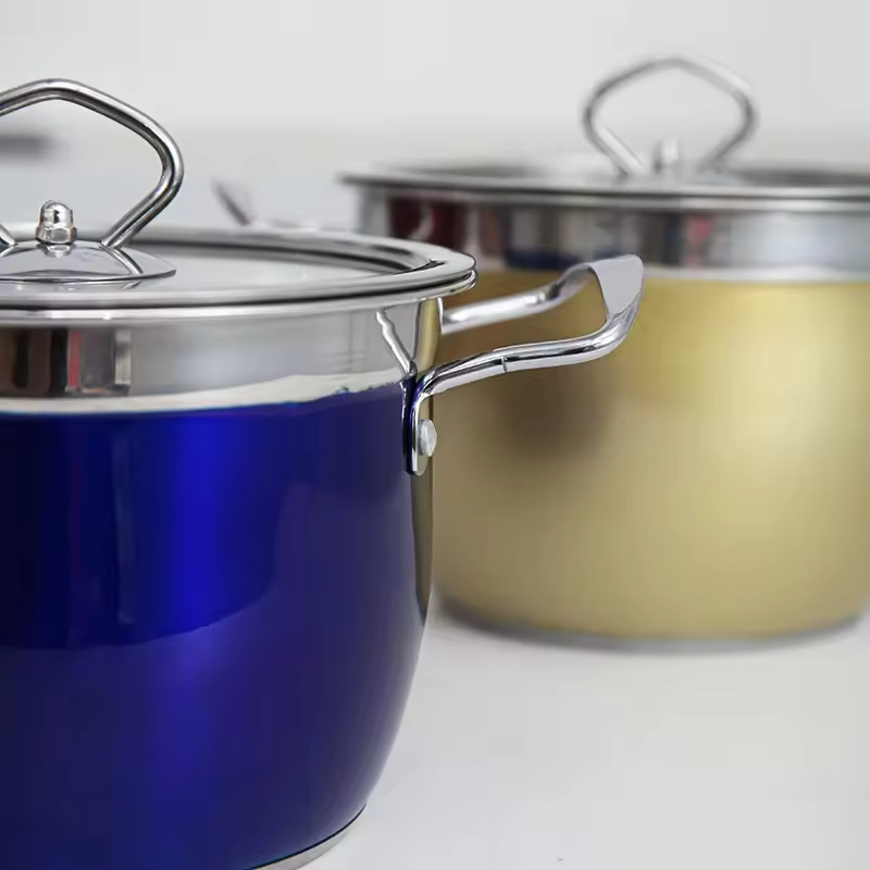 10-Piece Stainless Steel Pot Set