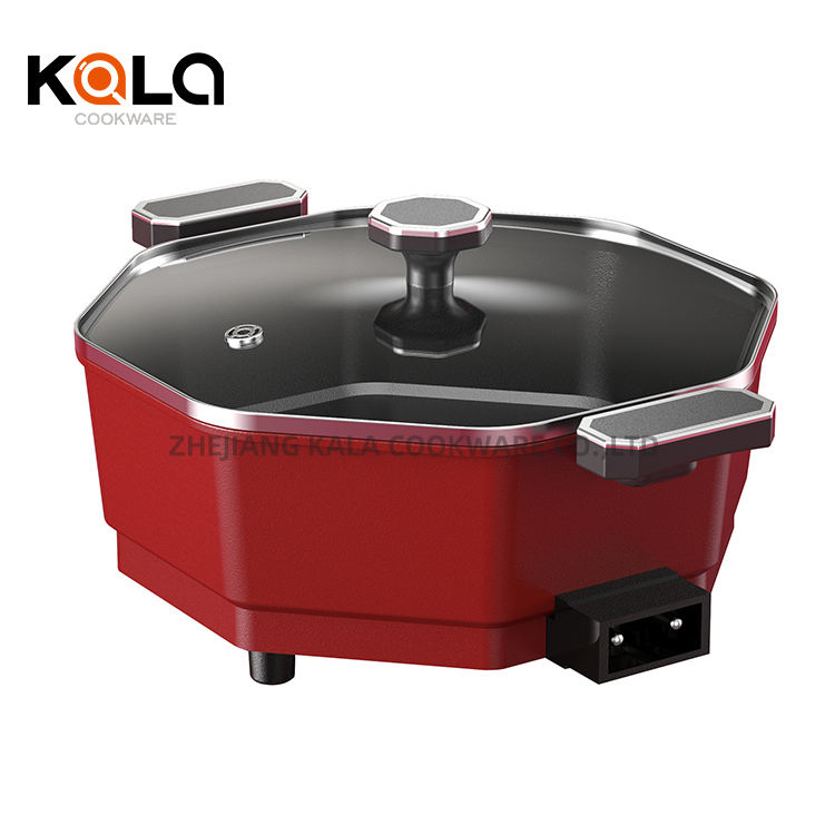 6L electric cooking pot with bakelite handles & knob
