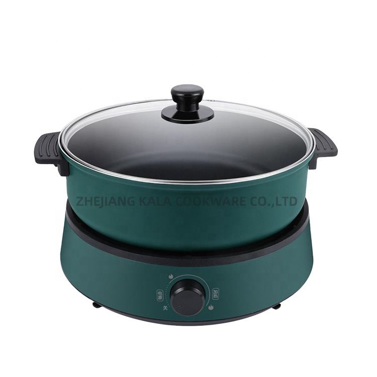 Chinese 4L 1350W electric pot with bakelite handles & knob