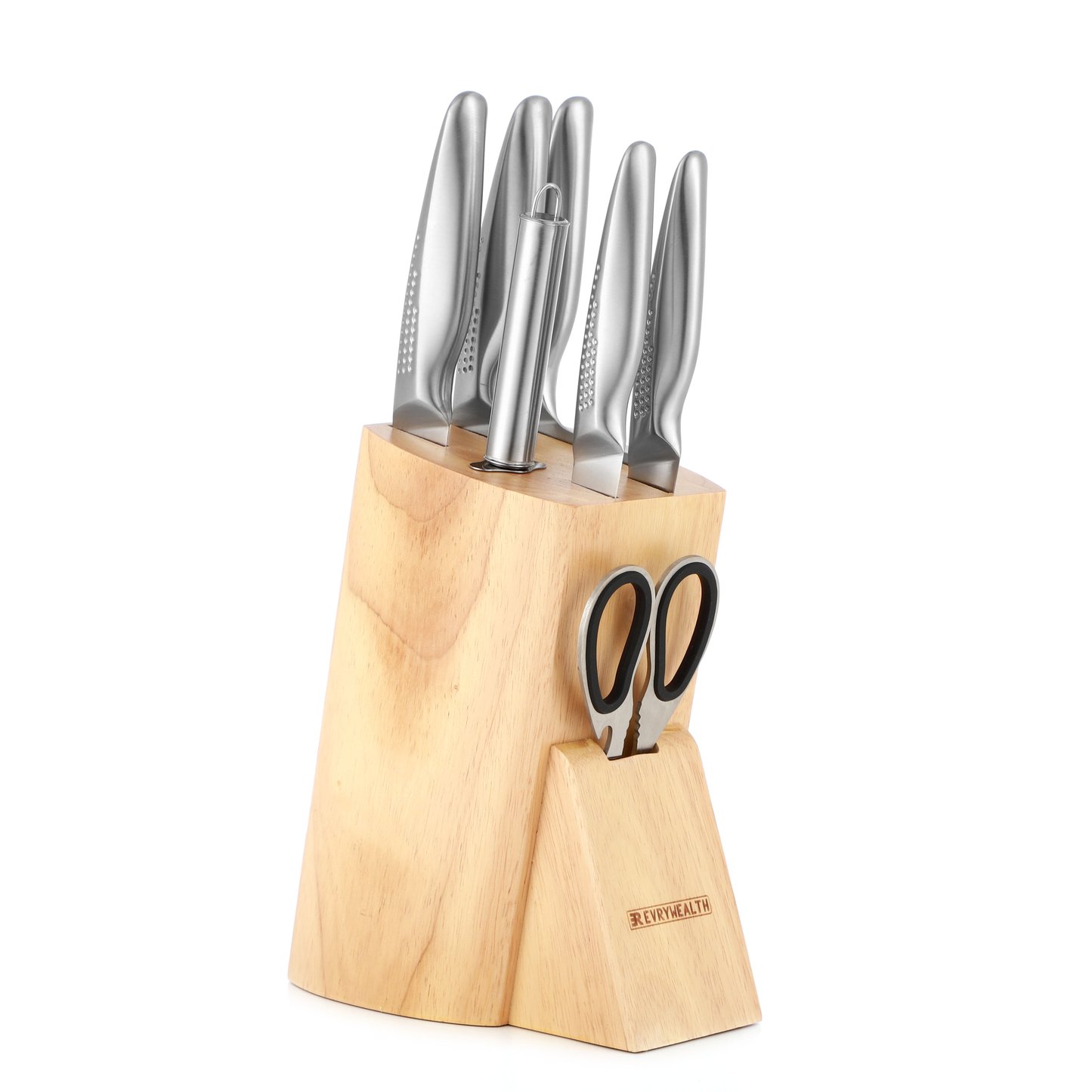 8-piece seahorse hollow handle knife set