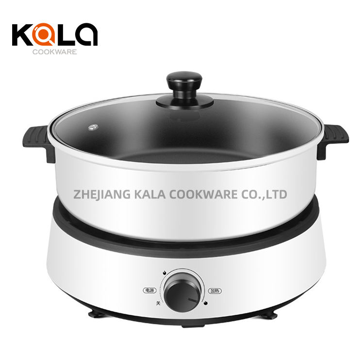 Chinese 4L 1350W electric pot with bakelite handles & knob