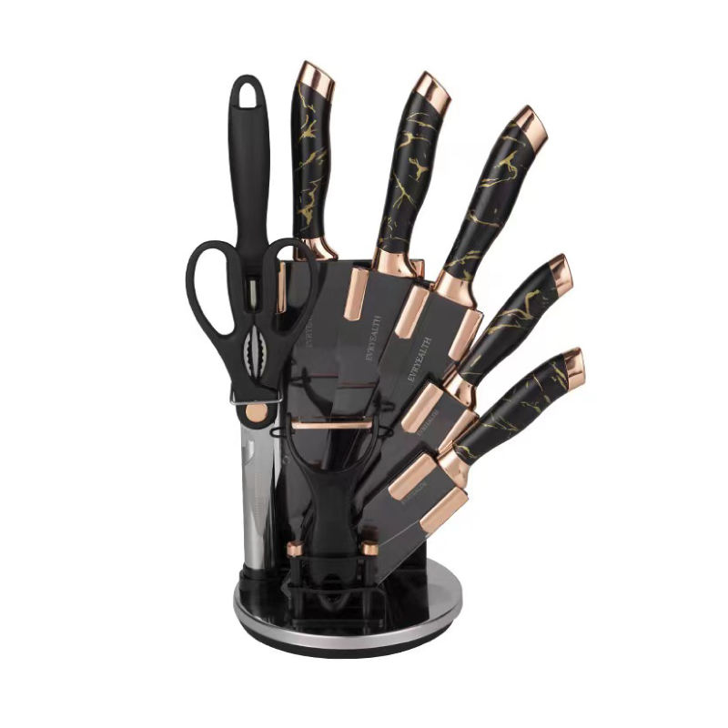 9pcs stainless kitchen knife set