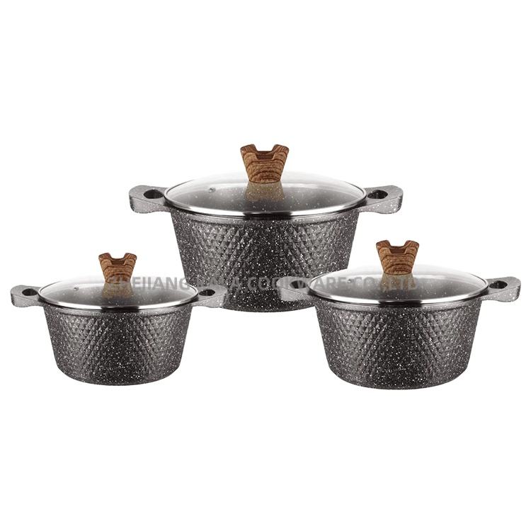 6pcs 32-36-40cm pot set