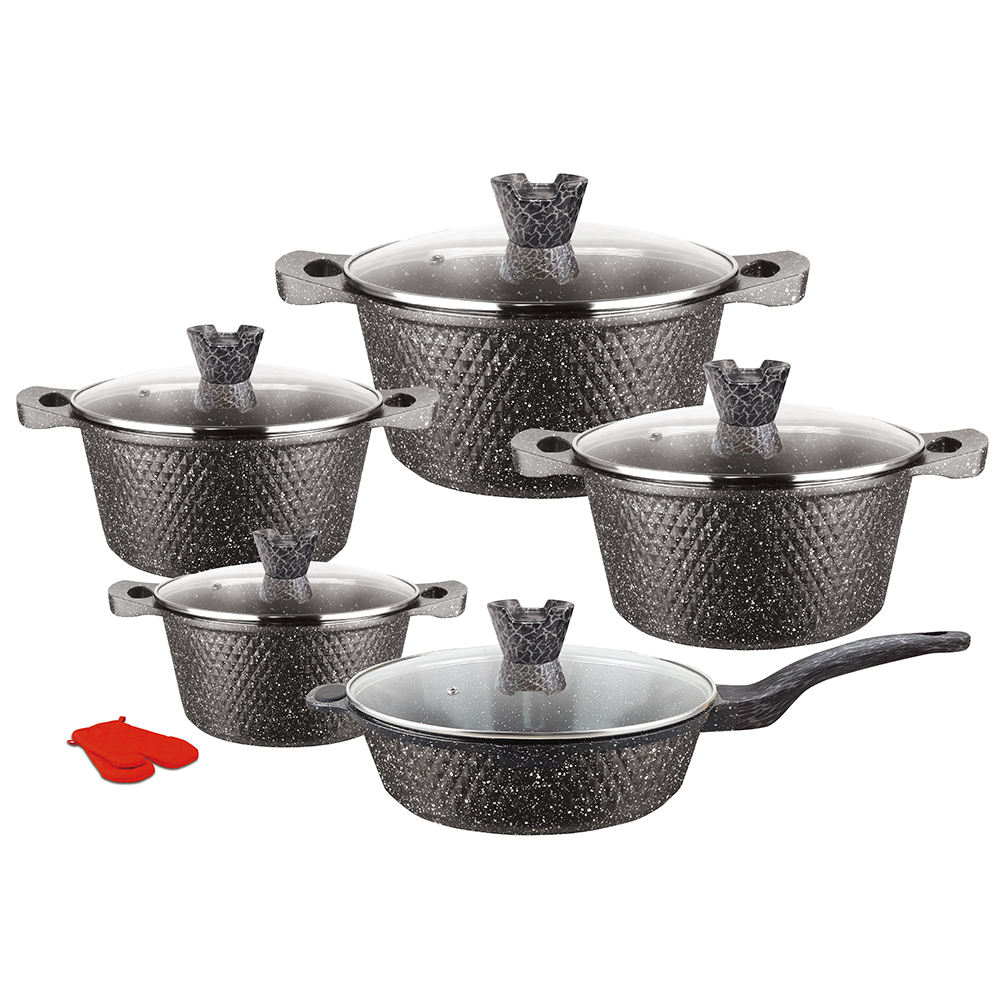 20-24-28-32 deep casserole with glass lid