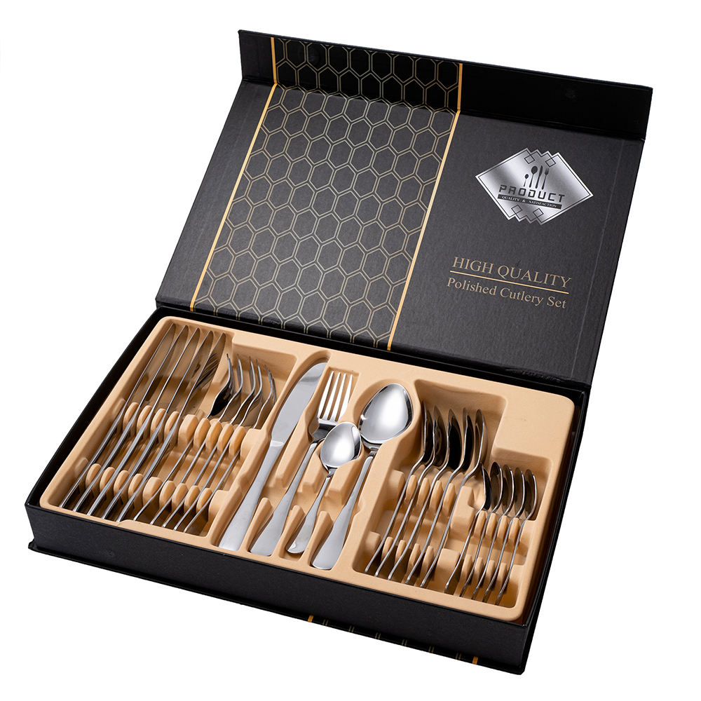 24pcs 410SS gold kitchen tools