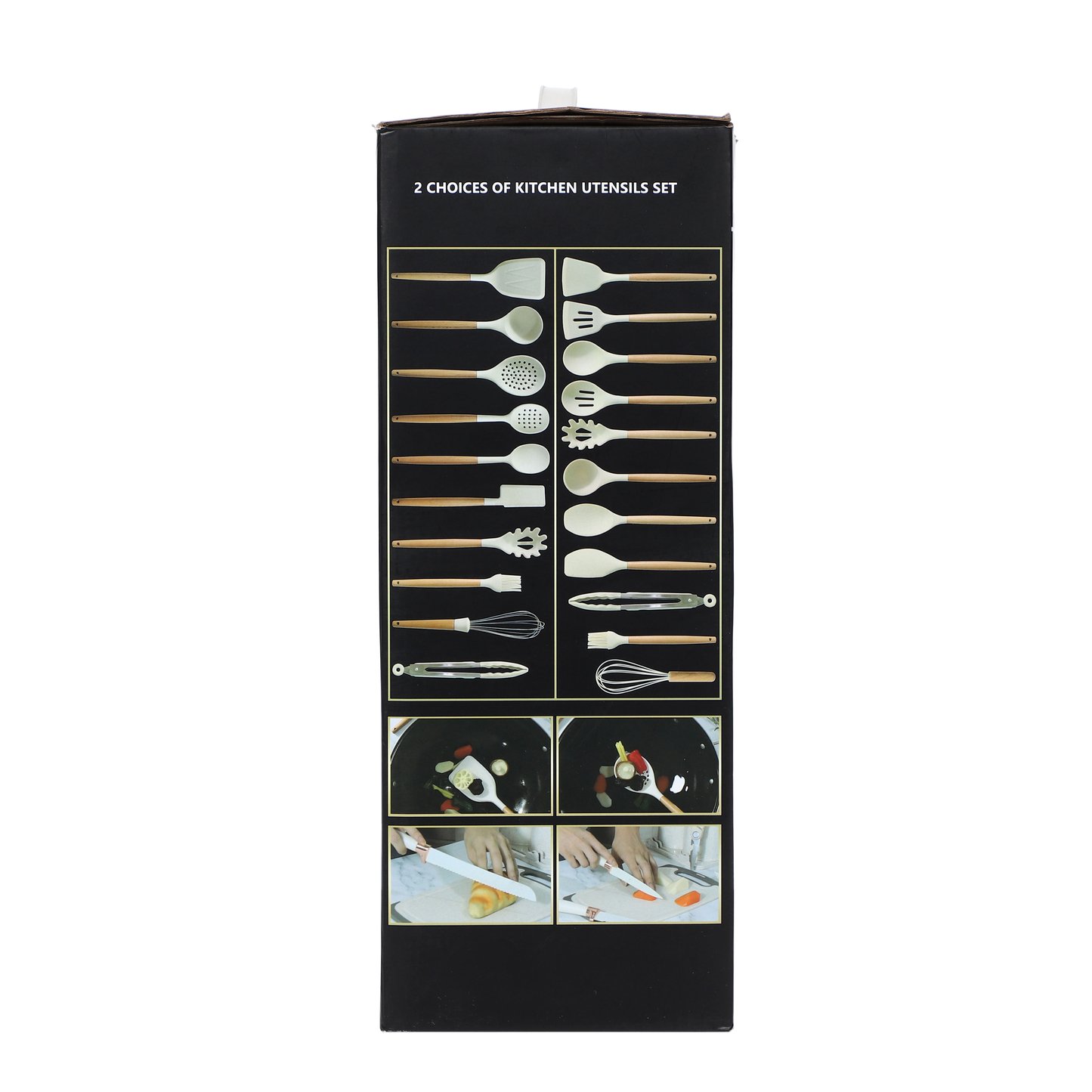 19pcs silicone kitchen utensils set