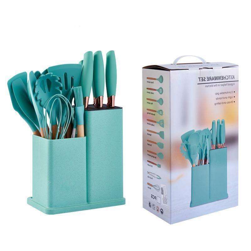 19pcs silicon modern kitchen tools set