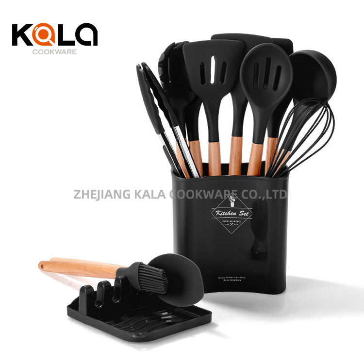 13pcs silicon kitchen utensils
