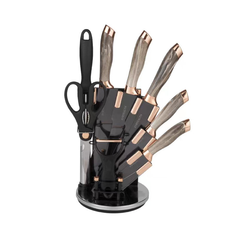 9pcs stainless kitchen knife set