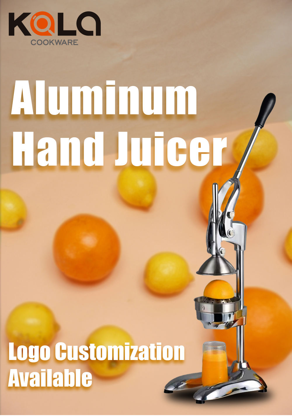 Mix color aluminum hand juicer