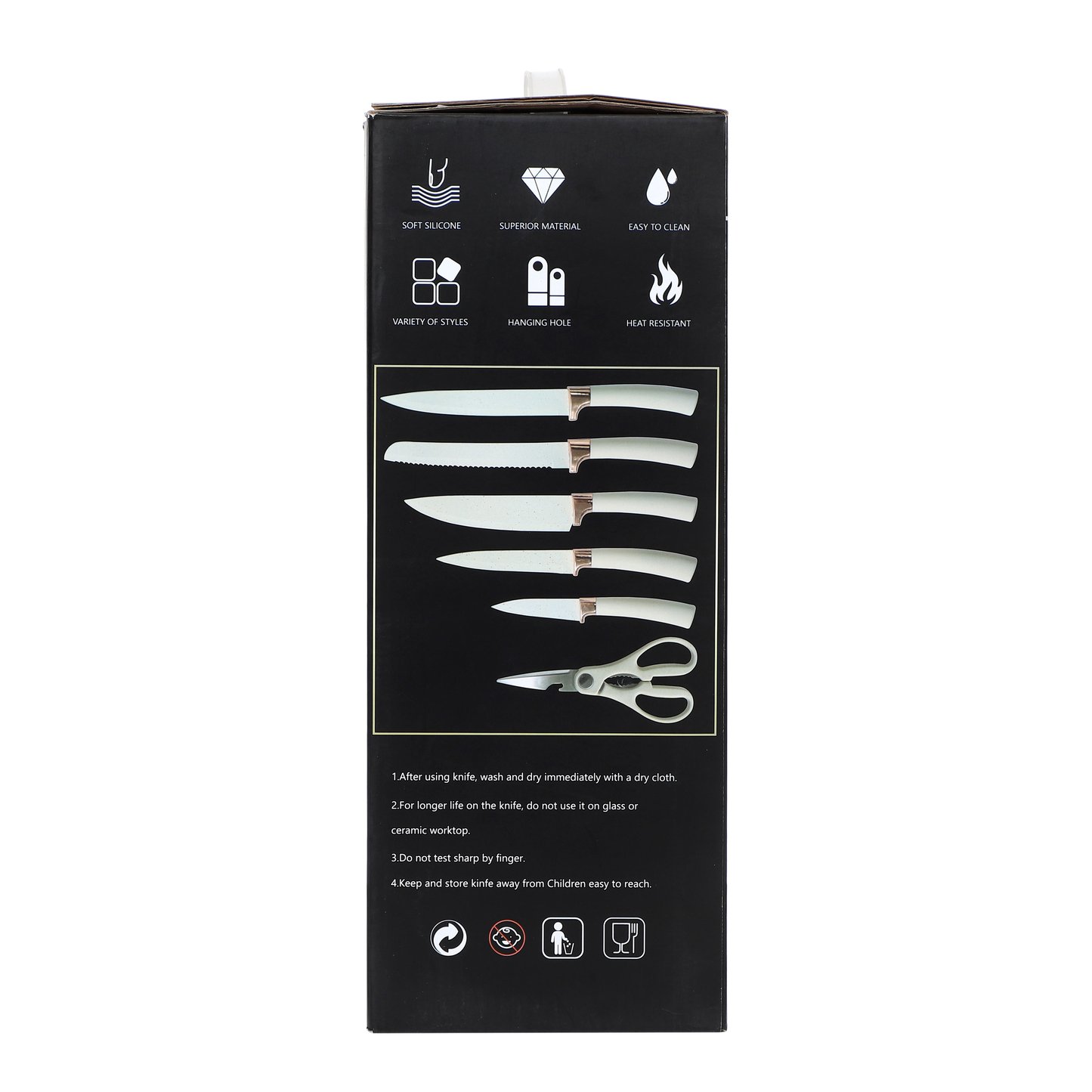 19pcs silicone kitchen utensils set