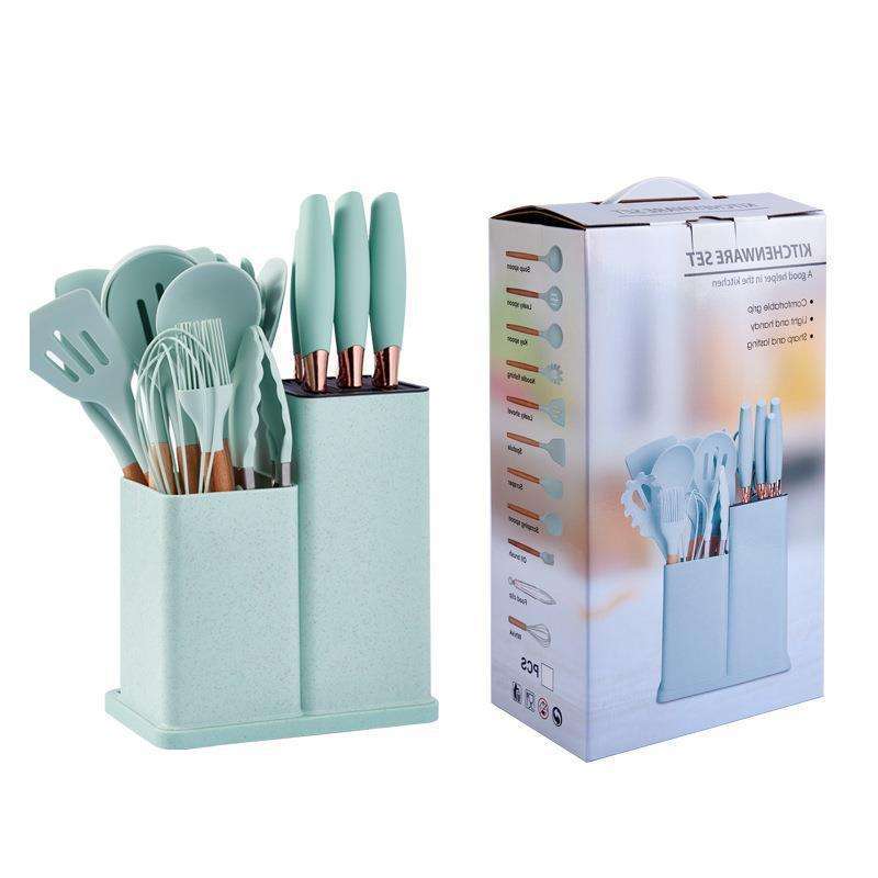 19pcs silicon modern kitchen tools set