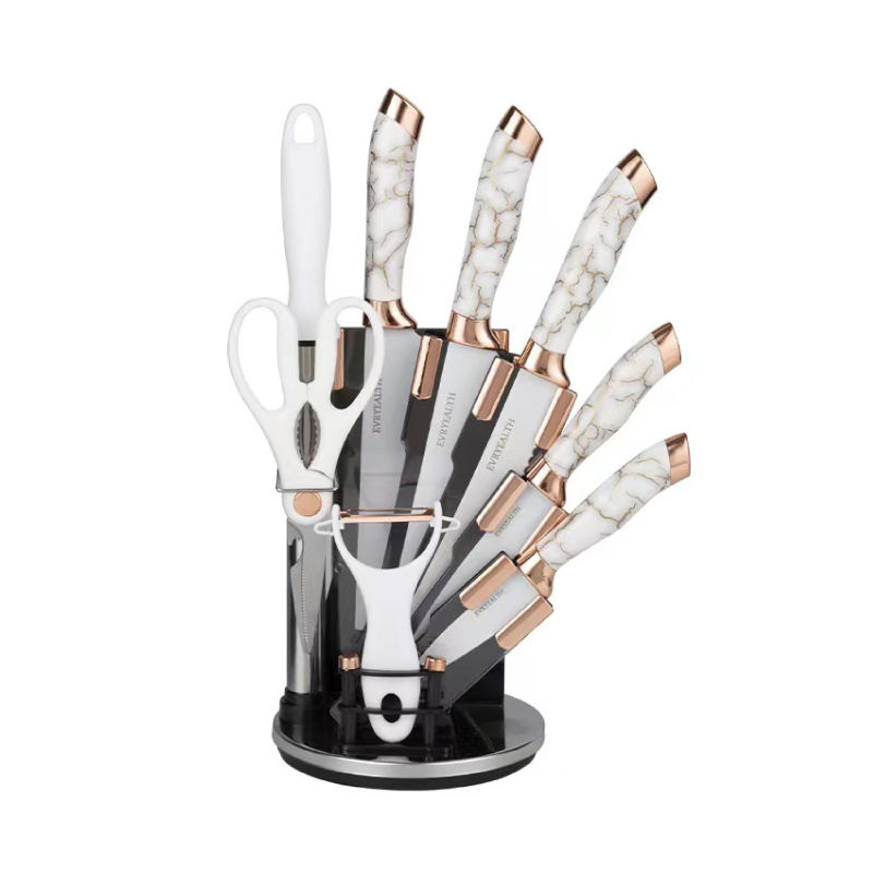 9pcs stainless kitchen knife set