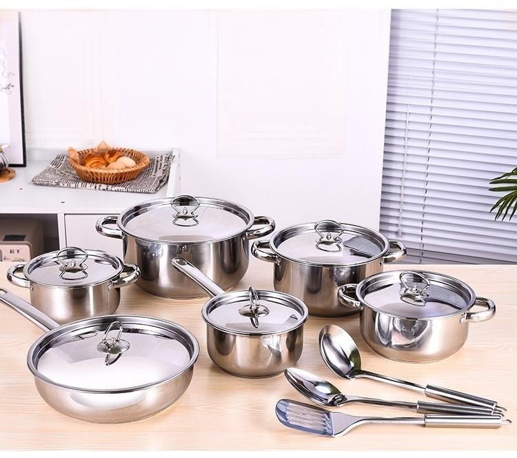 15pcs cookware set with 16cm milk pan/ 16-18-20-24cm casserols/ 24cm fry pan