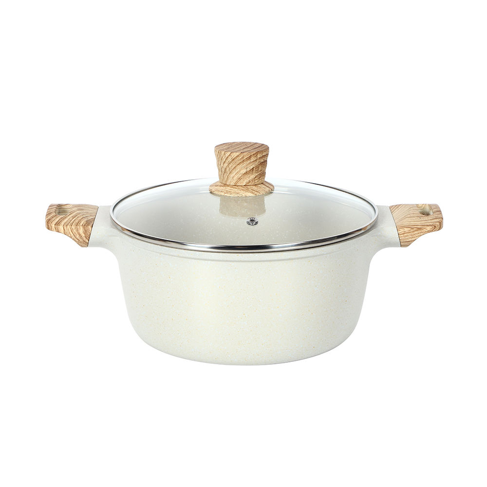 7pcs white cookware set