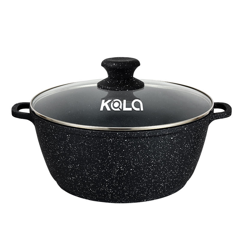 KALA 6pcs/set 36-40-44cm ceramic coating casserole set