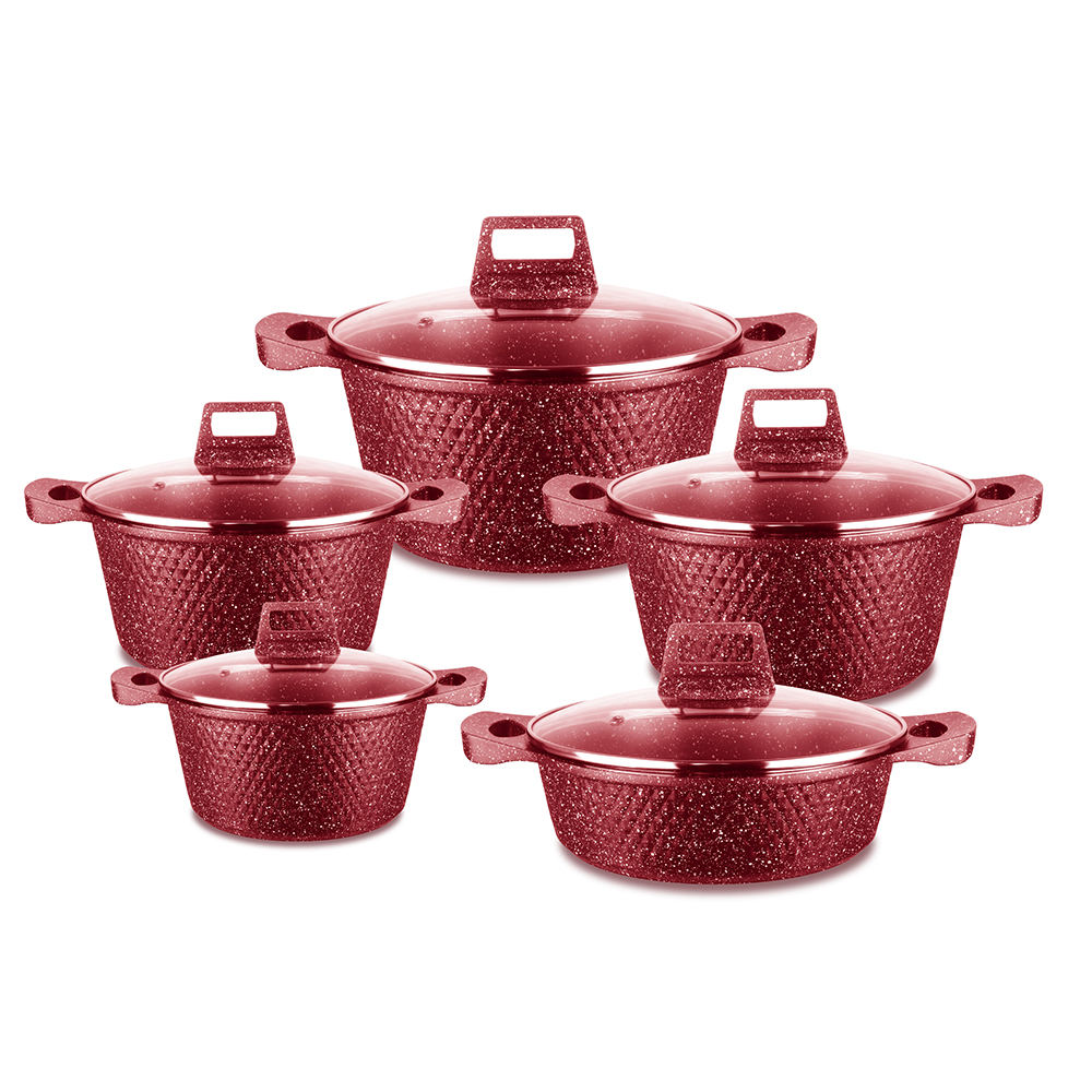20-24-28-32cm shallow casserole with glass lid