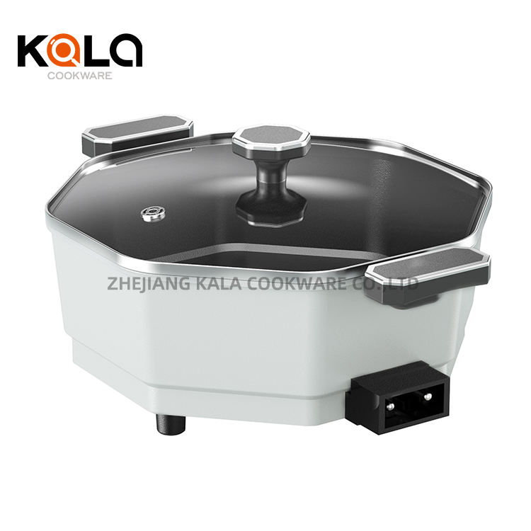 6L electric cooking pot with bakelite handles & knob