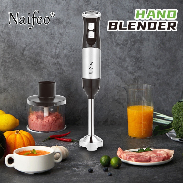 Powerful food blender with 2 speeds pulse function mode and 4 blades