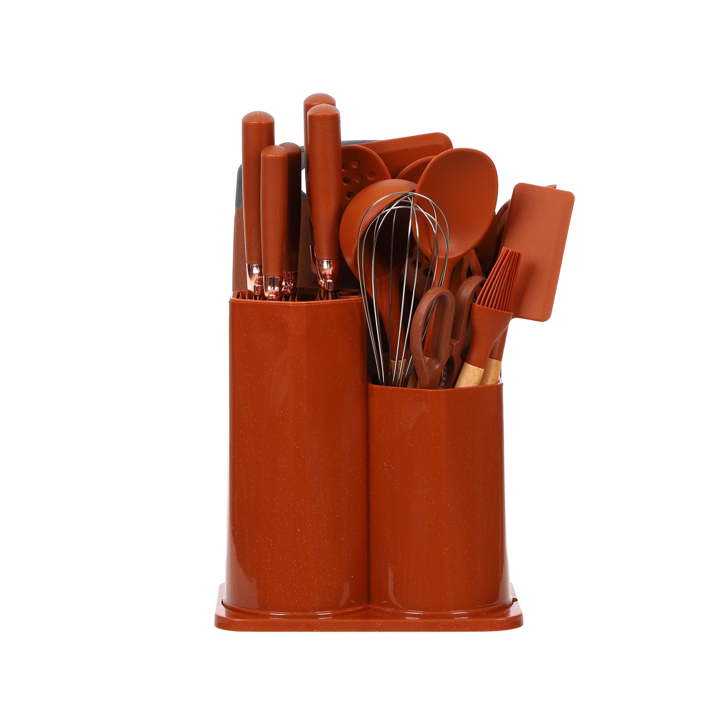 19pcs silicone kitchen utensils set