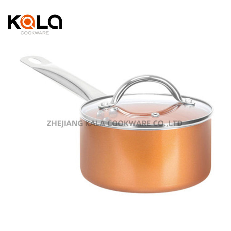 10pcs copper pan with 16cm sauce pot with lid / 20cm sauce pot with lid/ 20cm fry pan/ 24cm fry pan with lid/ 26cm casserole pan