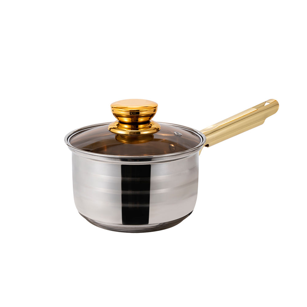 12pcs stainless steel cookware set with 16-18-20-24cm casserole/ 24cm fry pan/ 16cm sauce pan