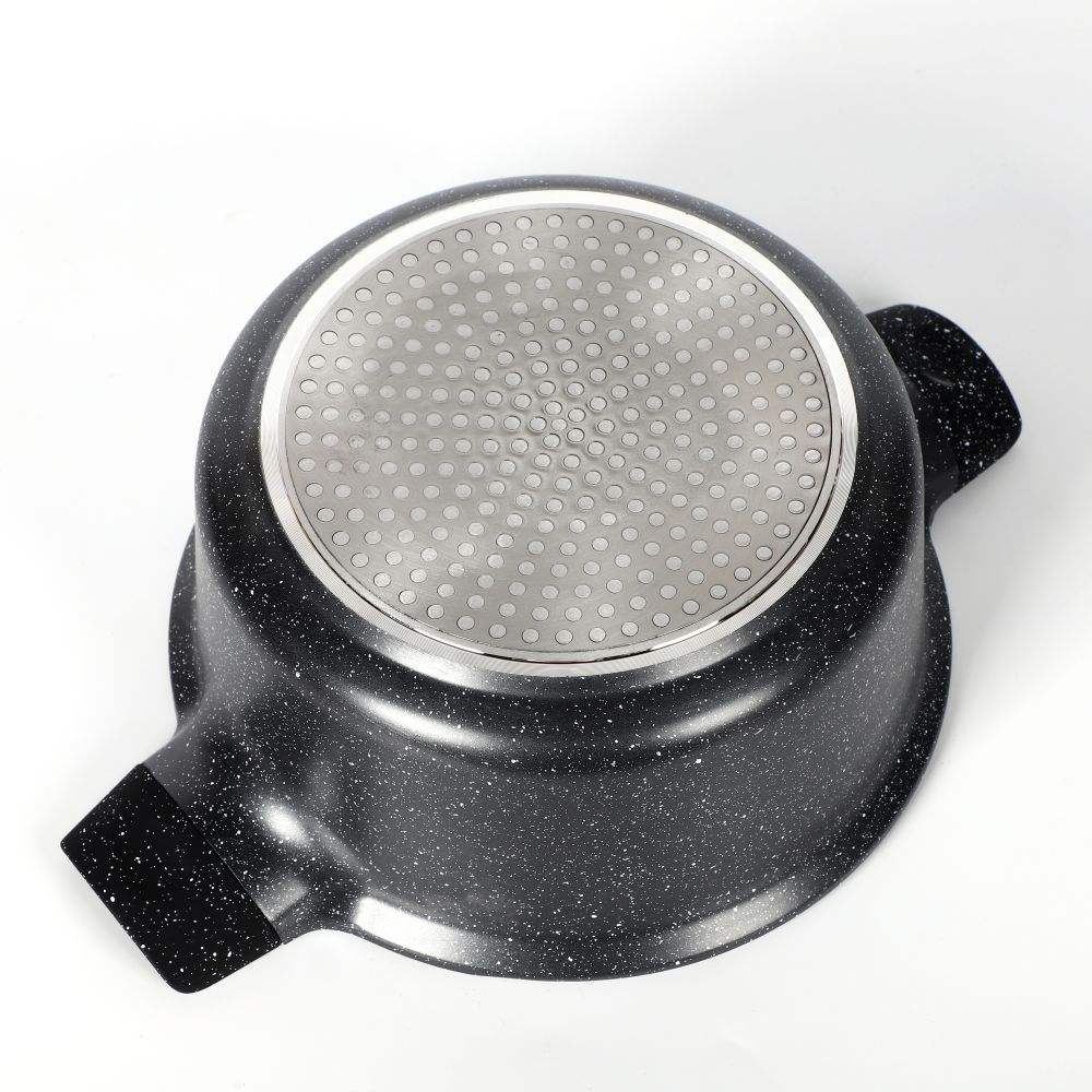 10pcs cookware set with silicon glass lids