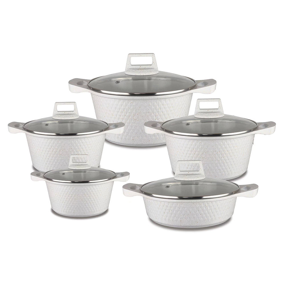 20-24-28-32cm shallow casserole with glass lid