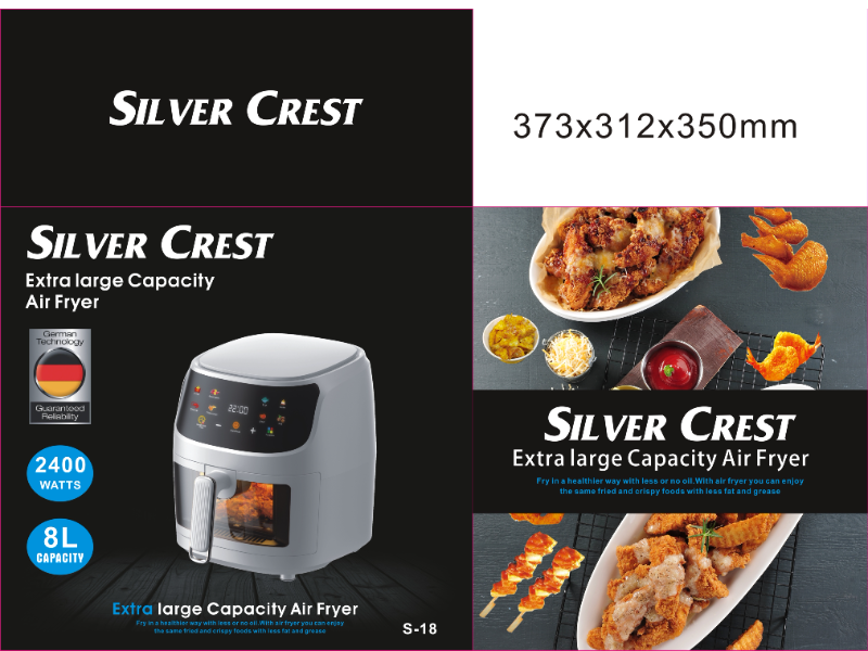 8L air fryer - EU plug