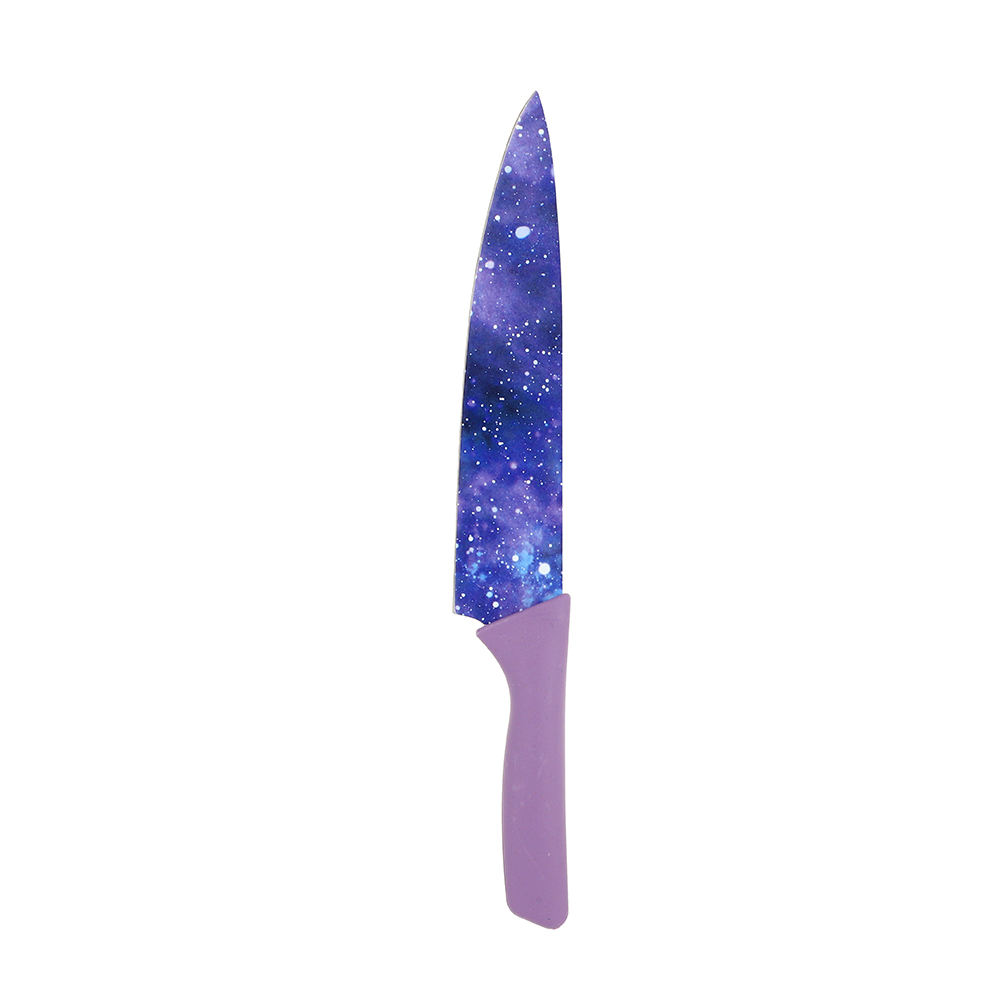 Starry sky printed mini 6-piece knife set