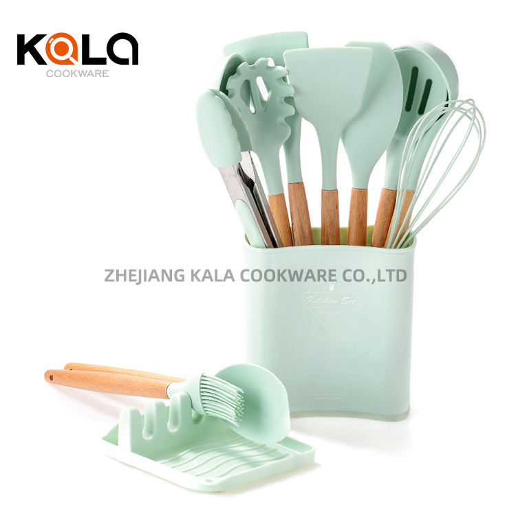 13pcs silicon kitchen utensils