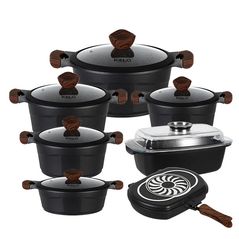 KALA 14pcs/set cookware set