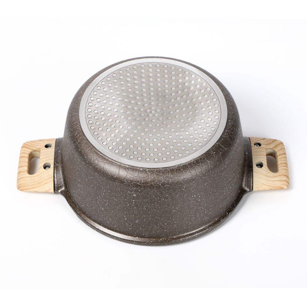 10pcs 20-24-28-32cm casserole with wide-edge glass lids