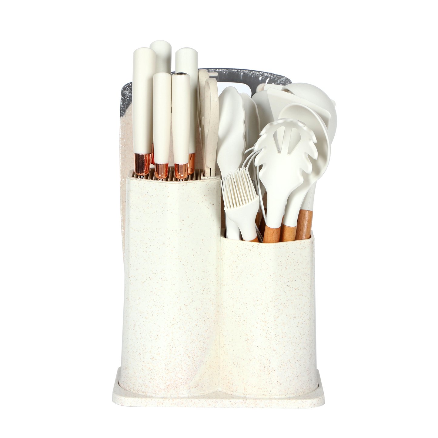 19pcs silicone kitchen utensils set